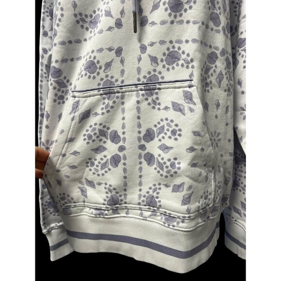 SER.O.YA FOSTER PULLOVER HOODIE UNISEX SM BLUE WHITE GORPCORE OUTDOORSY - Picture 3 of 7